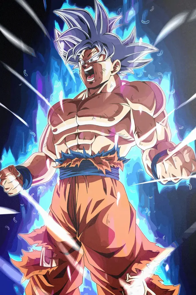 Son Goku Dragon Ball Original Image Exclusive Metal Print
