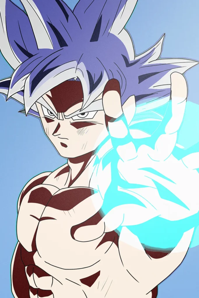 Son Goku Dragon Ball Original Image Premium Metal Print