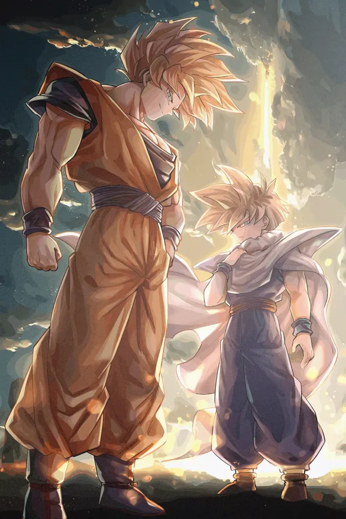 Son Goku Dragon Ball Original Image Exquisite Metal Wall Poster