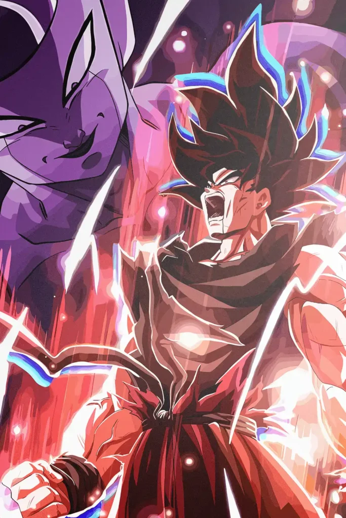 Son Goku Dragon Ball Original Image Bespoke Metal Print Poster