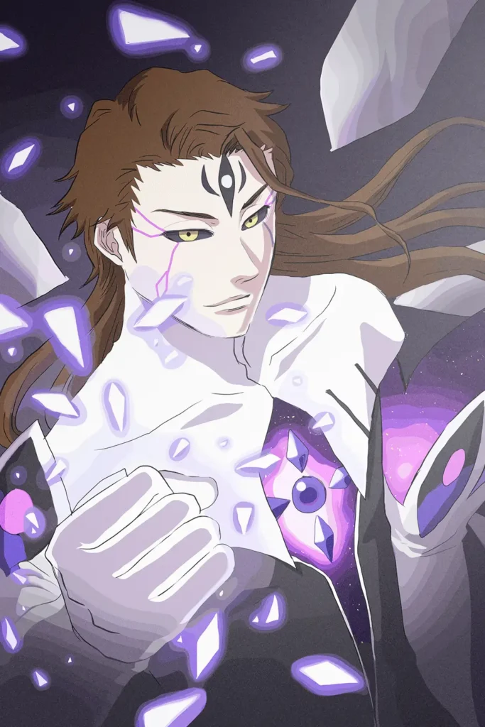 Sosuke Aizen Bleach Original Image Deluxe Printed Metal Wall Art
