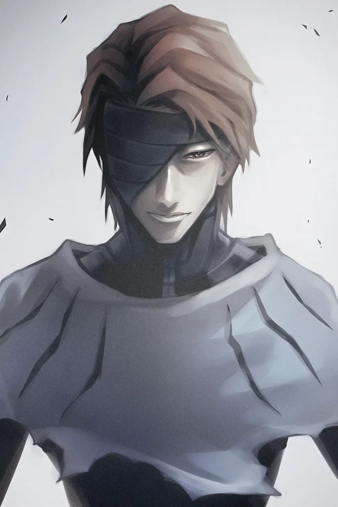 Sosuke Aizen Bleach Original Image High Quality Printed Metal Poster