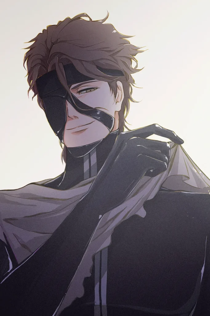 Sosuke Aizen Bleach Original Image High Quality Printed Metal Wall Art