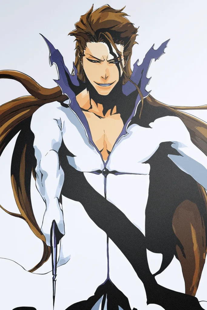 Sosuke Aizen Bleach Original Image Metal Poster