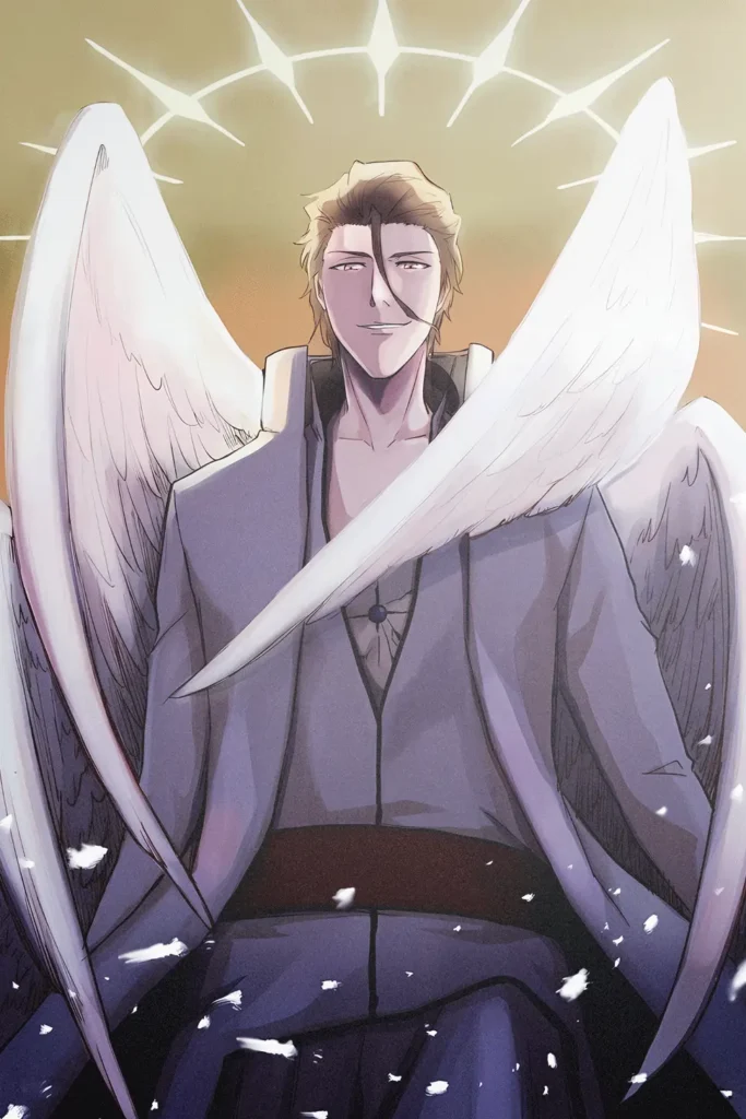 Sosuke Aizen Bleach Original Image Metal Wall Art Poster