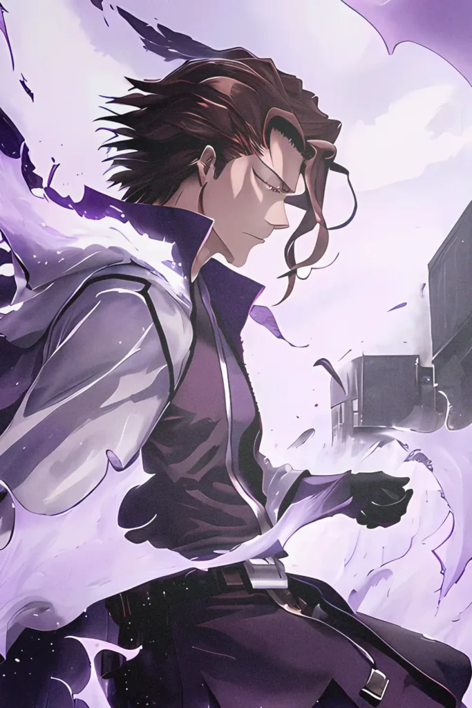 Sosuke Aizen Bleach Original Image Premium Metal Poster