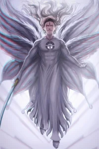 Sosuke Aizen Bleach Original Image Deluxe Metal Print
