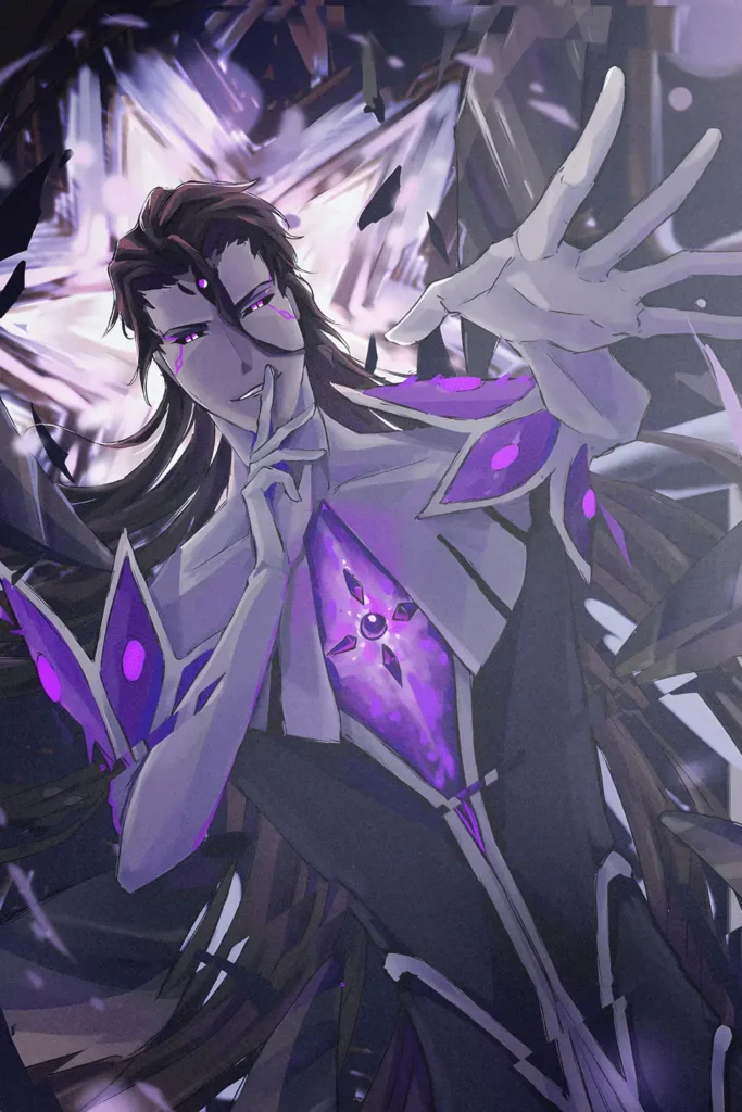 Sosuke Aizen Bleach Original Image Outstanding Metal Print Poster