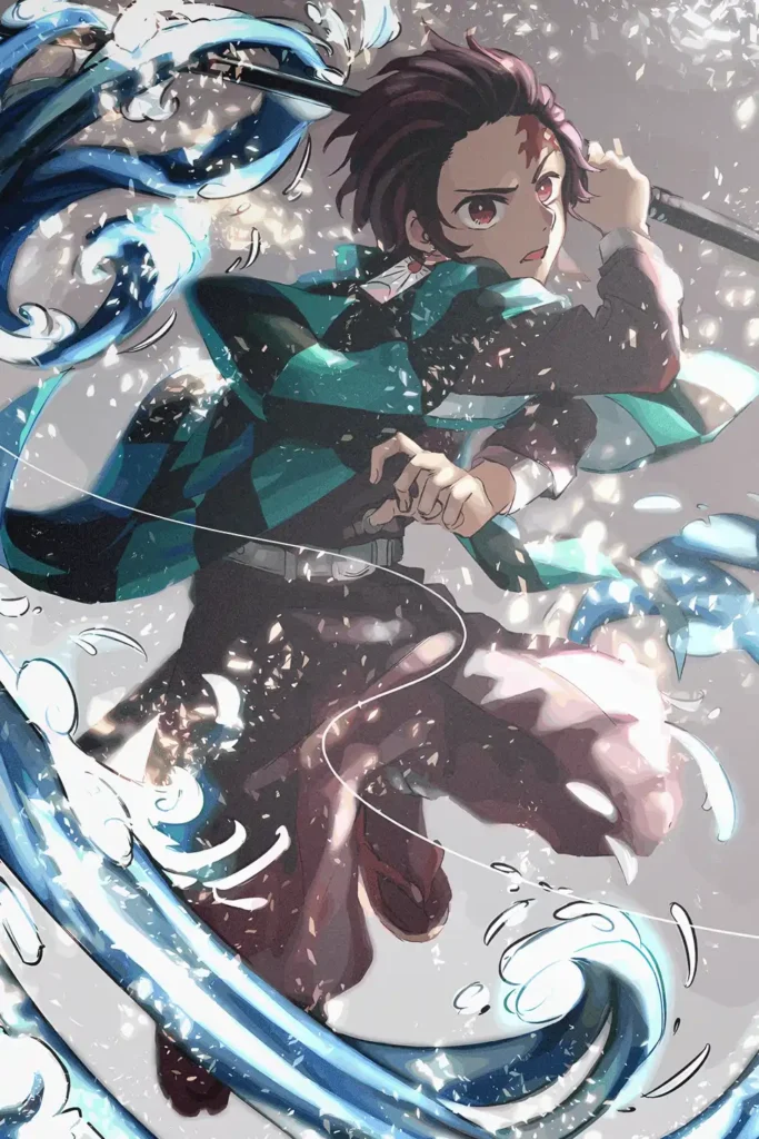 Tanjiro Kamado Demon Slayer Original Image Bespoke Metal Wall Poster
