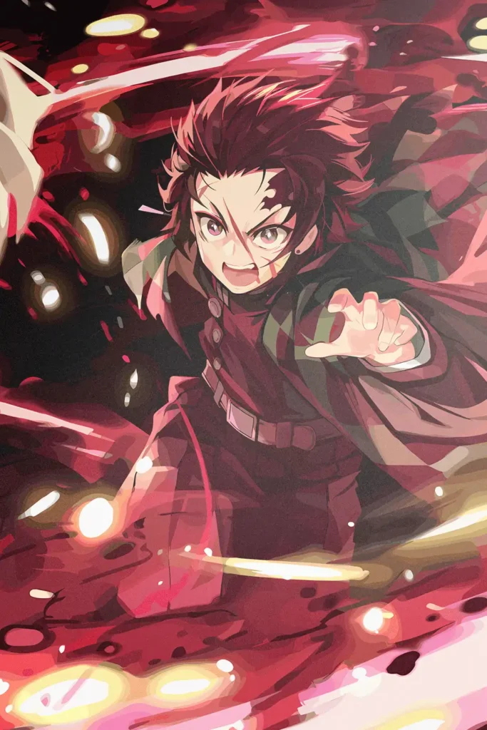 Tanjiro Kamado Demon Slayer Original Image Bespoke Printed Metal Poster