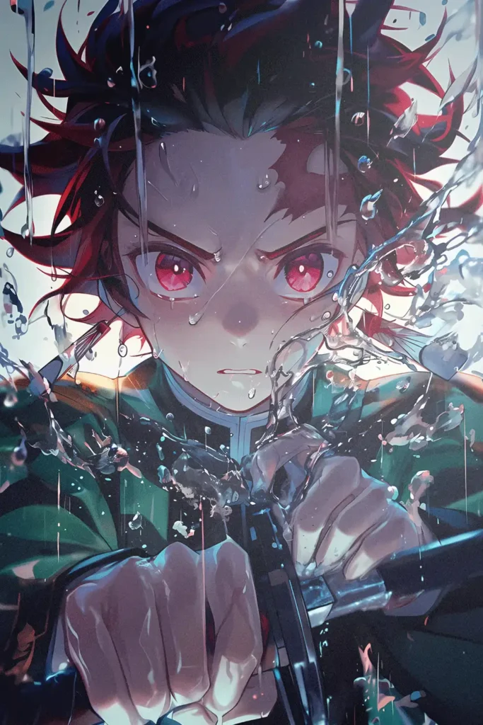 Tanjiro Kamado Demon Slayer Original Image Exclusive Metal Poster