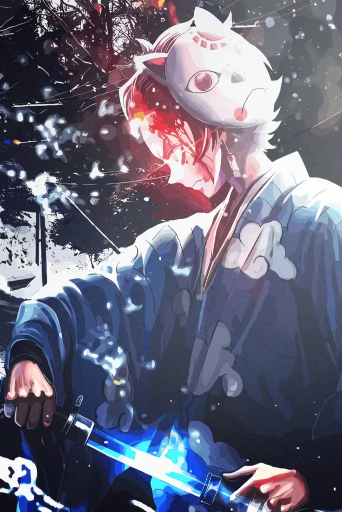 Tanjiro Kamado Demon Slayer Original Image Exquisite Metal Wall Art Poster