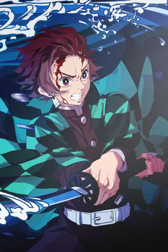 Tanjiro Kamado Demon Slayer Original Image Outstanding Metal Poster