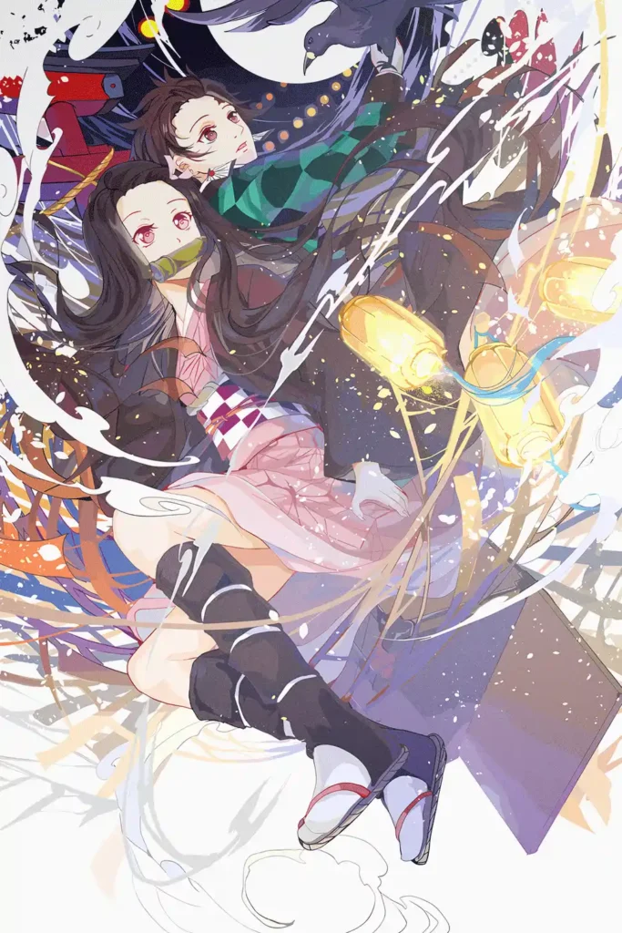 Tanjiro Kamado Demon Slayer Original Image Metal Wall Art Poster