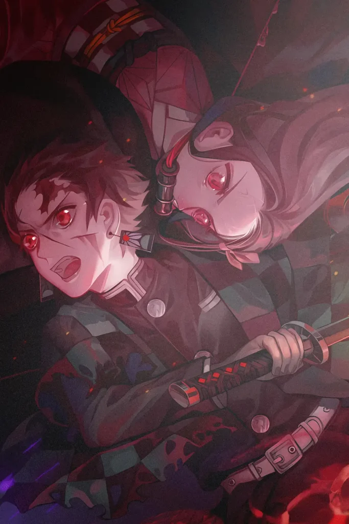 Tanjiro Kamado Demon Slayer Original Image Metal Wall Poster