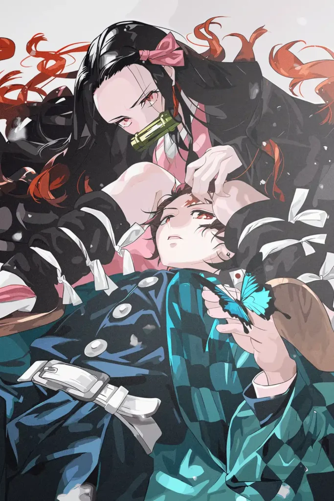 Tanjiro Kamado Demon Slayer Original Image Printed Metal Poster