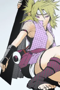 Temari Naruto Original Image Aluminium Metal Print
