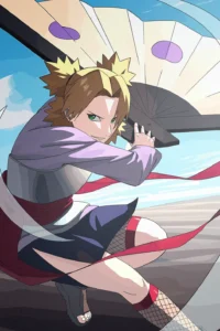 Temari Naruto Original Image Metal Print Poster