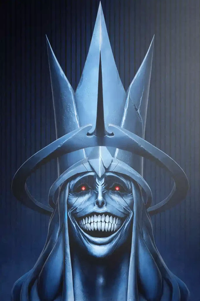 The Statue Solo Leveling metal poster artistic detail and visual story, architectural icon