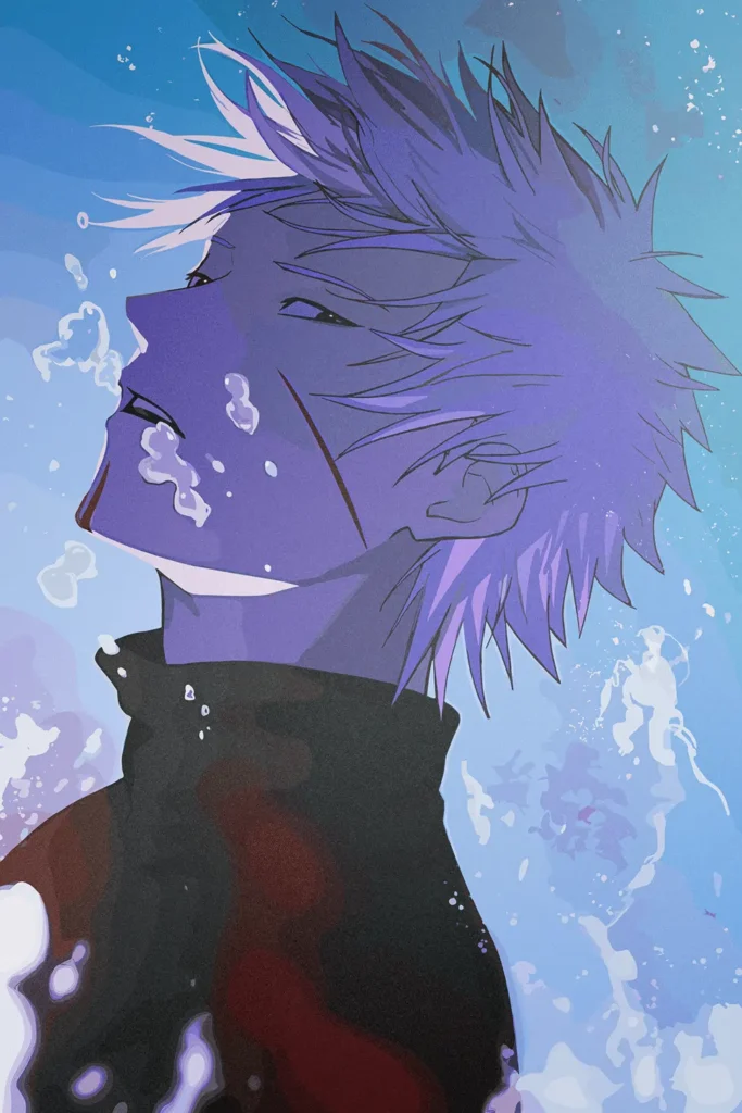 Ulquiorra Cifer Naruto Original Image Deluxe Metal Print