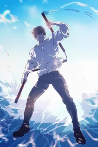 Toji Fushiguro Jujutsu Kaisen Original Image Metal Wall Poster