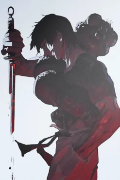 Toji Jujutsu Kaisen Foreboding Blade Striking Metal Poster