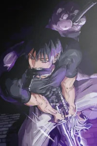 Toji Fushiguro Jujutsu Kaisen Original Image Stellar Metal Poster