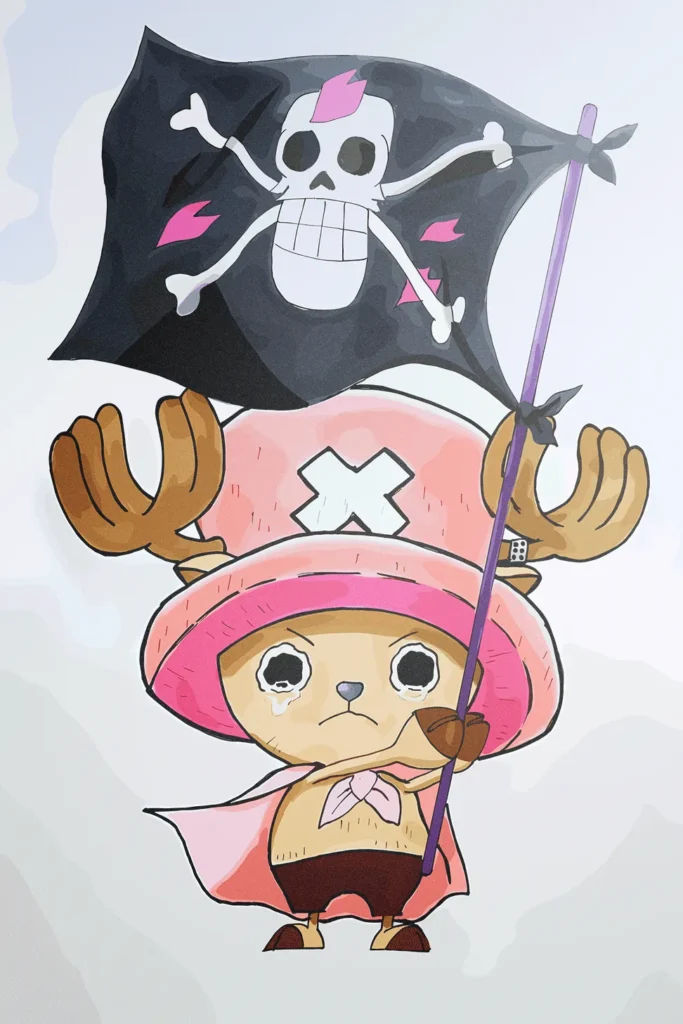 Tony Tony Chopper One Piece Original Image High Quality Metal Poster