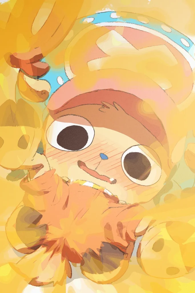 Tony Tony Chopper One Piece Original Image High Quality Printed Metal Poster