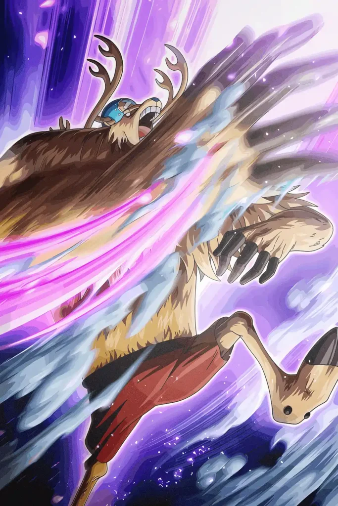 Tony Tony Chopper One Piece Original Image Outstanding Printed Metal Poster