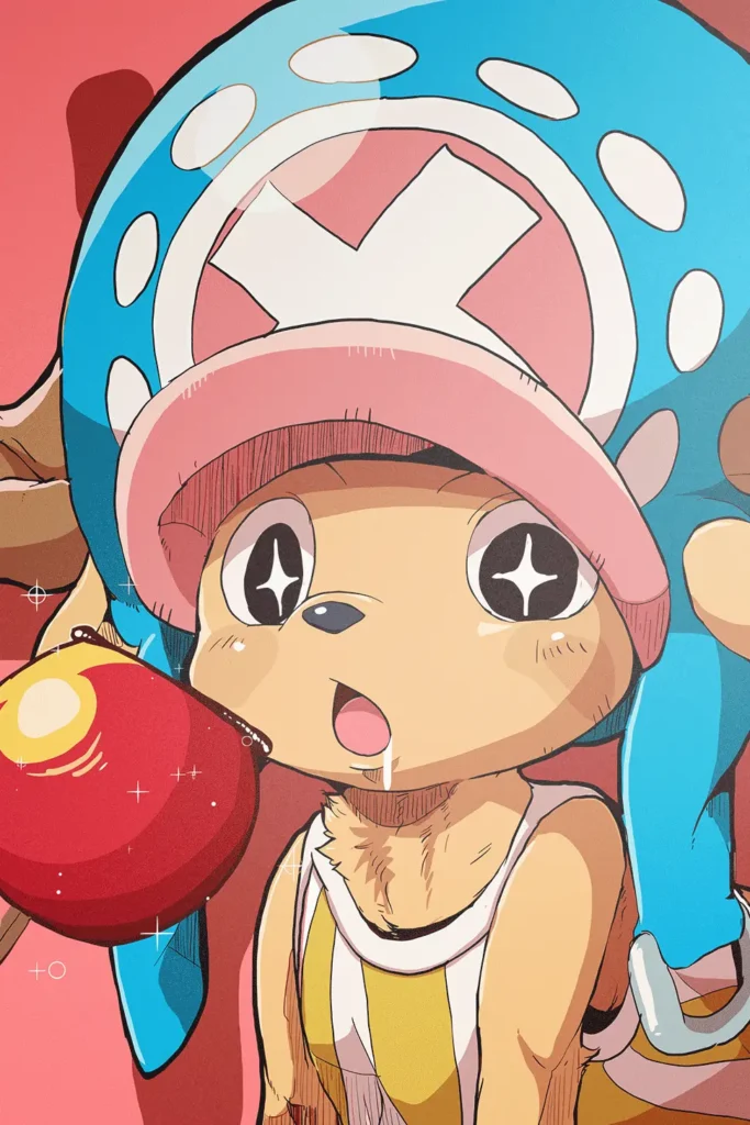 Tony Tony Chopper One Piece Original Image Printed Metal Wall Art