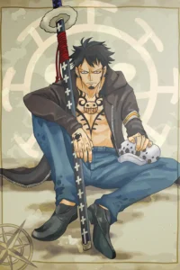 Trafalgar Law One Piece Original Image Exclusive Metal Poster