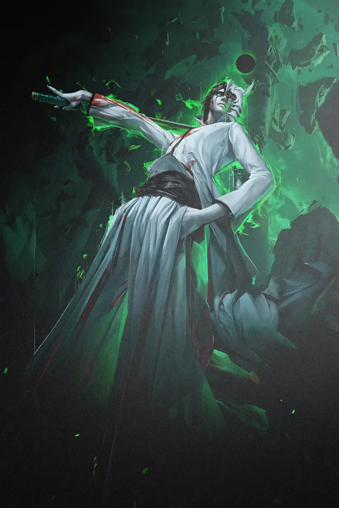 Ulquiorra Cifer Bleach Original Image Aluminium Metal Poster