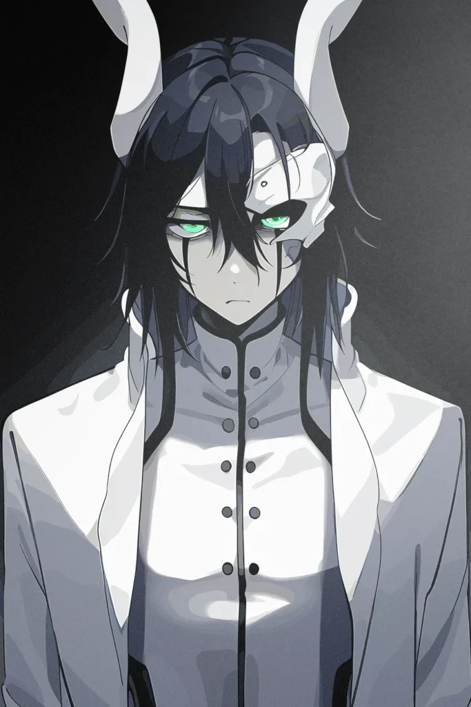 Ulquiorra Cifer Bleach Original Image Printed Deluxe Metal Wall Poster