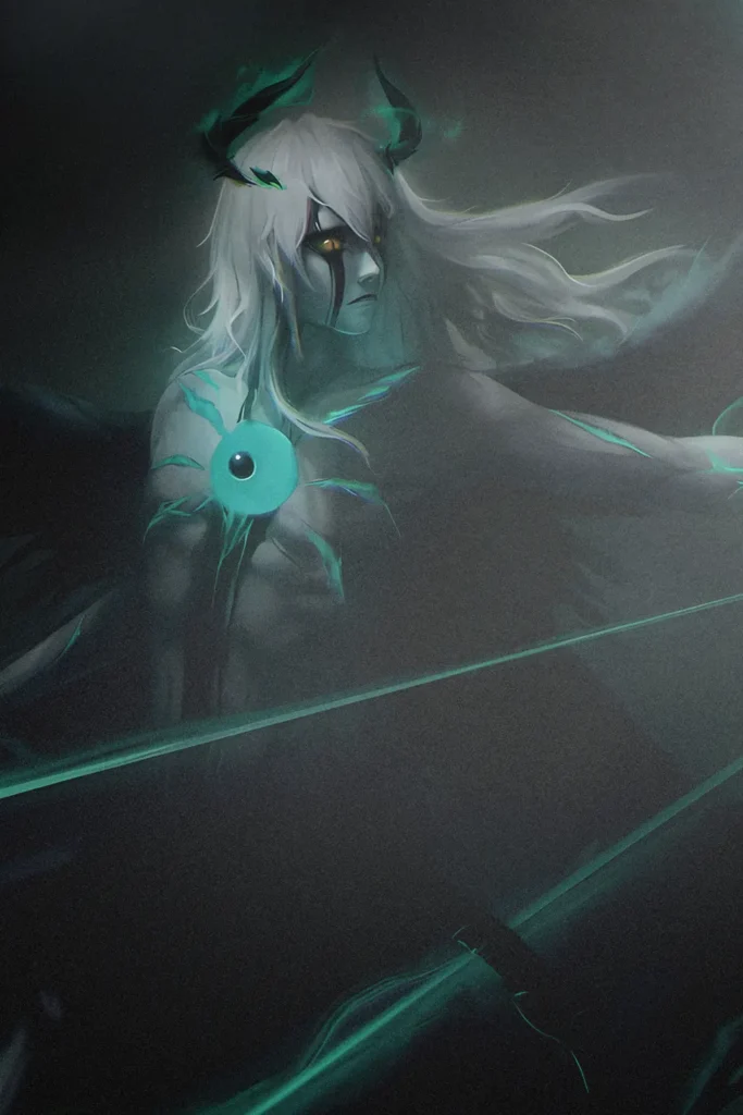 Ulquiorra Cifer Bleach Original Image Exquisite Metal Poster