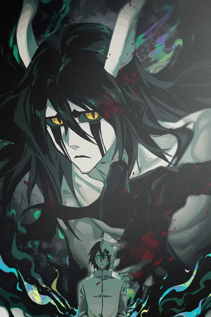Ulquiorra Cifer Bleach Original Image Premium Metal Print