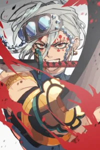 Uzui Tengen Demon Slayer Original Image Premium Aluminium Metal Wall Art
