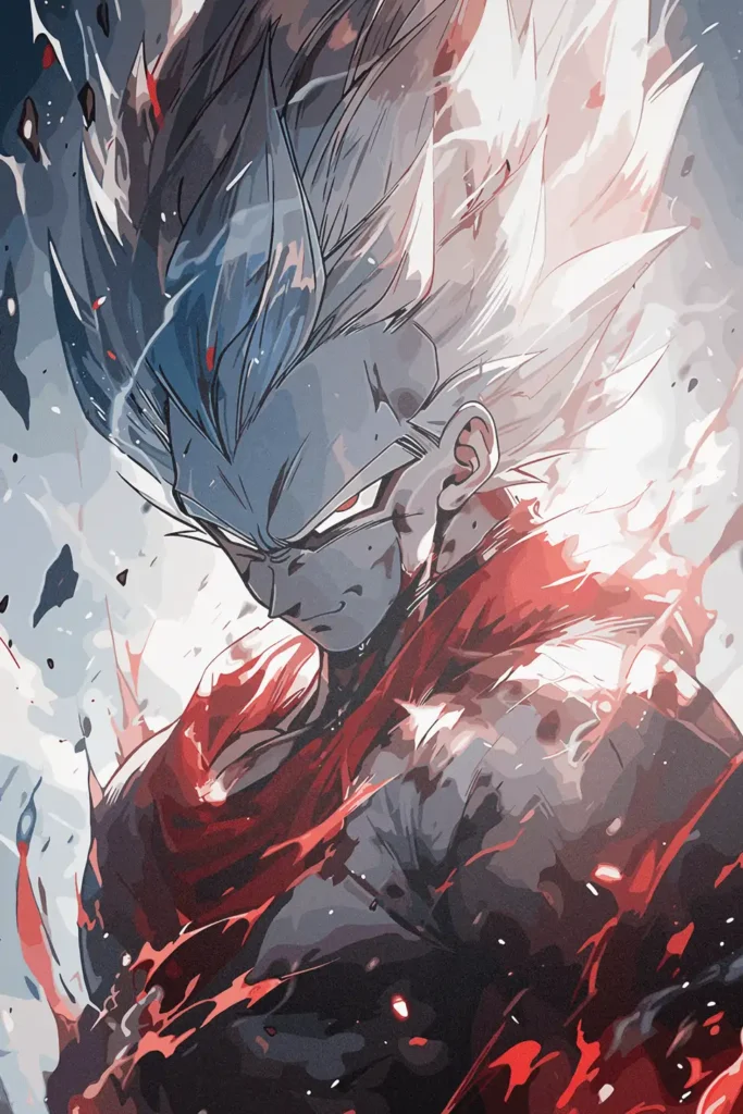 Vegeta Dragon Ball Original Image High Quality Printed Metal Wall Art