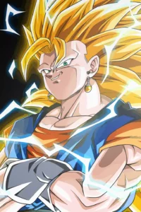 Vegito Super Saiyan 3 Dragon Ball Original Image Metal Print Poster
