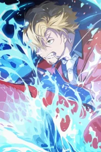 Vinsmoke Sanji One Piece Original Image Aluminium Metal Print