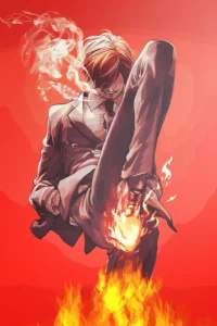 Vinsmoke Sanji One Piece Original Image Metal Wall Art Poster