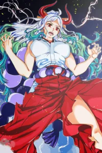 Yamato One Piece Original Image Premium Metal Poster