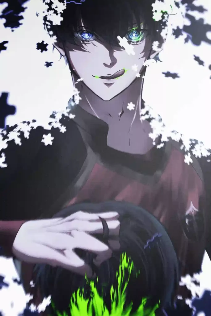 Yoichi Isagi Blue Lock anime metal poster artistic showcase image highlighting the design narrative