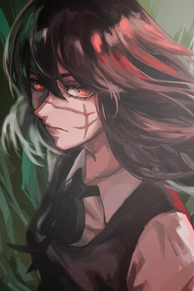 Yoru War Devil Chainsaw Man Original Image Bespoke Metal Wall Poster