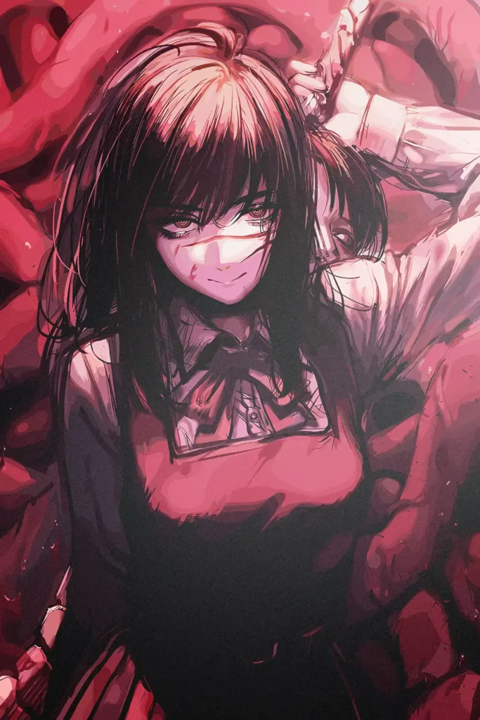 Yoru War Devil Chainsaw Man Original Image Bespoke Printed Metal Poster