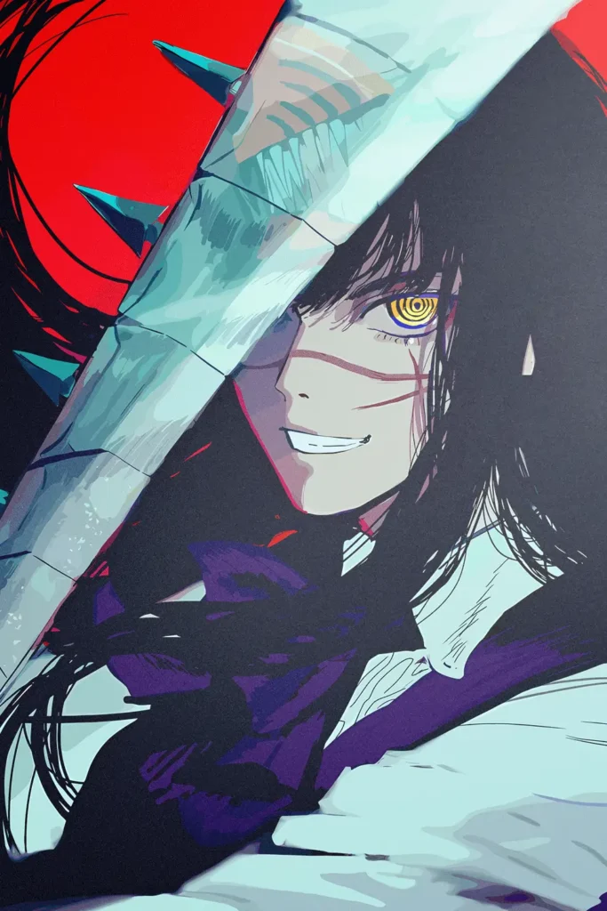 Yoru War Devil Chainsaw Man Original Image Deluxe Printed Metal Wall Art