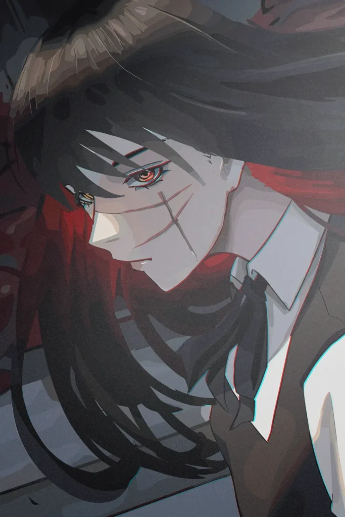 Yoru War Devil Chainsaw Man Original Image Exclusive Metal Wall Art