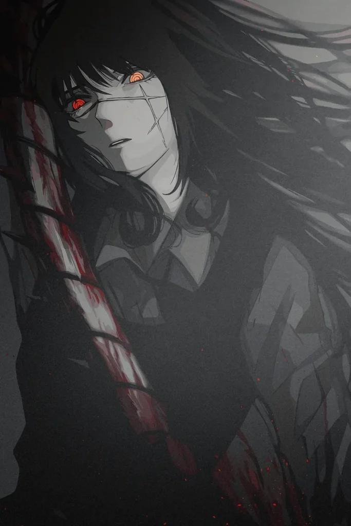 Yoru War Devil Chainsaw Man Original Image High Quality Aluminium Printed Metal Poster