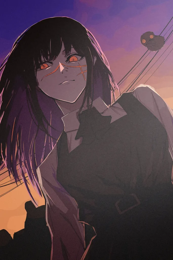 Yoru War Devil Chainsaw Man Original Image Metal Wall Poster