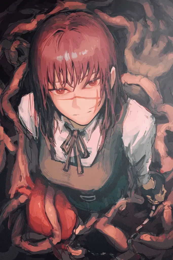 Yoru War Devil Chainsaw Man Original Image Printed Metal Wall Art